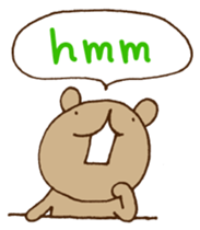 UGERO KUMA -English 2- sticker #13524048