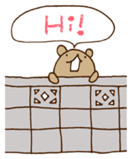 UGERO KUMA -English 2- sticker #13524049