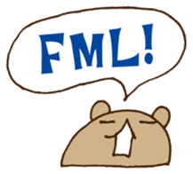 UGERO KUMA -English 2- sticker #13524053