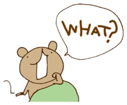 UGERO KUMA -English 2- sticker #13524057