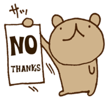 UGERO KUMA -English 2- sticker #13524076