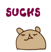 UGERO KUMA -English 2- sticker #13524081