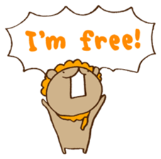 UGERO KUMA -English 2- sticker #13524082