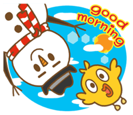 Snowchi&Chicko sticker #13524450