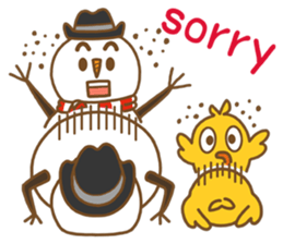 Snowchi&Chicko sticker #13524467