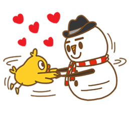 Snowchi&Chicko sticker #13524474
