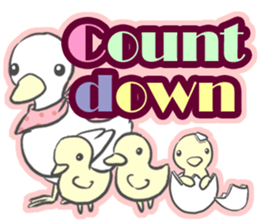 2017 New year & Event bird Sticker sticker #13524526