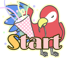 2017 New year & Event bird Sticker sticker #13524527