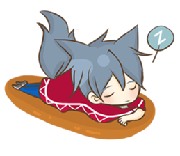 Mr. Grey & Mrs. Red : Spring Season sticker #13524572