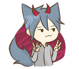 Mr. Grey & Mrs. Red : Spring Season sticker #13524575