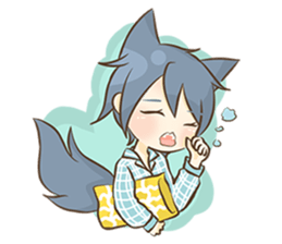 Mr. Grey & Mrs. Red : Spring Season sticker #13524576