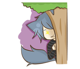 Mr. Grey & Mrs. Red : Spring Season sticker #13524577