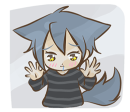 Mr. Grey & Mrs. Red : Spring Season sticker #13524588