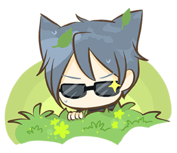 Mr. Grey & Mrs. Red : Spring Season sticker #13524591