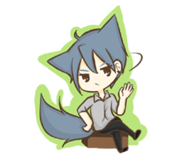 Mr. Grey & Mrs. Red : Spring Season sticker #13524593