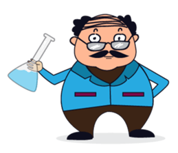 A Jovial Professor sticker #13525359