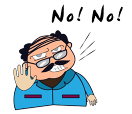 A Jovial Professor sticker #13525360