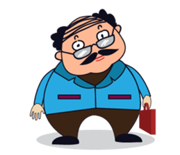 A Jovial Professor sticker #13525361