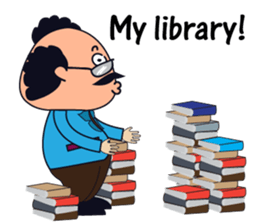 A Jovial Professor sticker #13525362