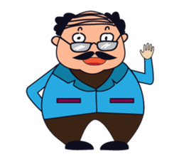 A Jovial Professor sticker #13525364