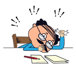 A Jovial Professor sticker #13525365