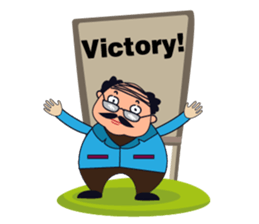 A Jovial Professor sticker #13525370