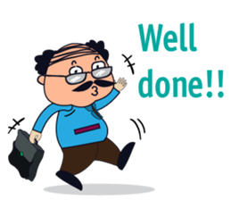 A Jovial Professor sticker #13525375