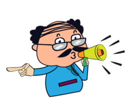 A Jovial Professor sticker #13525376