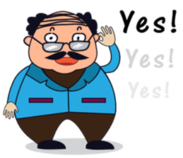 A Jovial Professor sticker #13525379