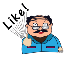 A Jovial Professor sticker #13525380