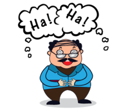 A Jovial Professor sticker #13525381