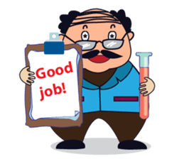 A Jovial Professor sticker #13525385