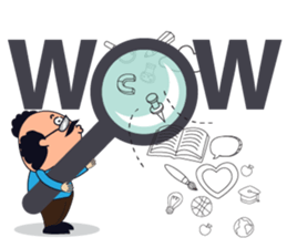 A Jovial Professor sticker #13525386