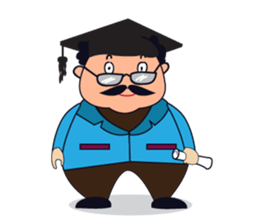 A Jovial Professor sticker #13525390