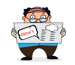 A Jovial Professor sticker #13525397