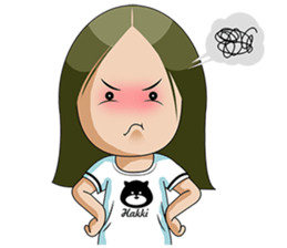 joy sister and happy lei sticker #13526282