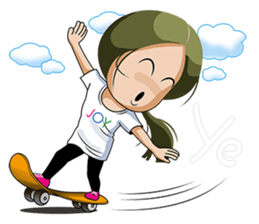 joy sister and happy lei sticker #13526283