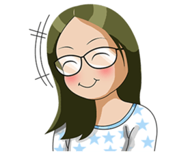 joy sister and happy lei sticker #13526287