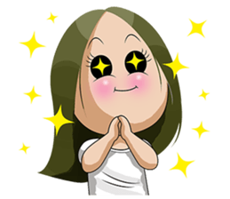 joy sister and happy lei sticker #13526292