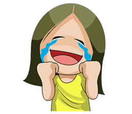 joy sister and happy lei sticker #13526303