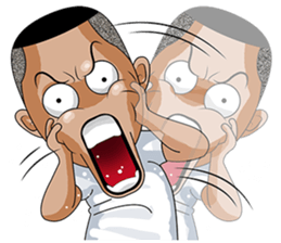 joy sister and happy lei sticker #13526304