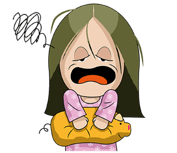 joy sister and happy lei sticker #13526312