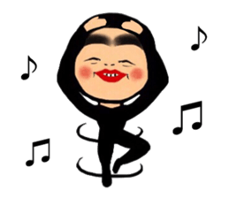 Daily life of the bobbed hair 3 sticker #13526413