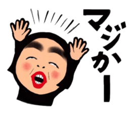 Daily life of the bobbed hair 3 sticker #13526419