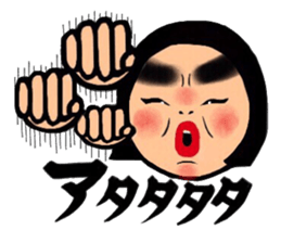 Daily life of the bobbed hair 3 sticker #13526425