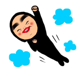 Daily life of the bobbed hair 3 sticker #13526426