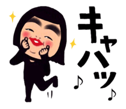 Daily life of the bobbed hair 3 sticker #13526428