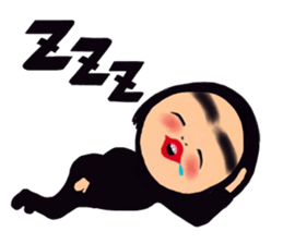 Daily life of the bobbed hair 3 sticker #13526445