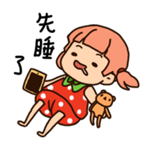 I'm Strawberry girl sticker #13526520