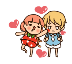 I'm Strawberry girl sticker #13526526